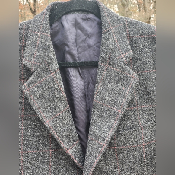 Harris Tweed Wool Blazer Sport Coat Jacket 42L Alexandre London - Picture 2 of 8